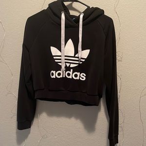 Cropped Adidas Hoodie
